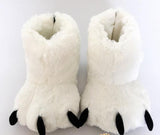 chausson pattes d'ours blanc