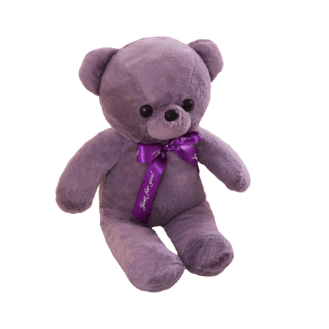Peluche ours 4 couleurs