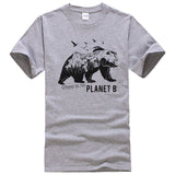t-shirt ours  gris planet b