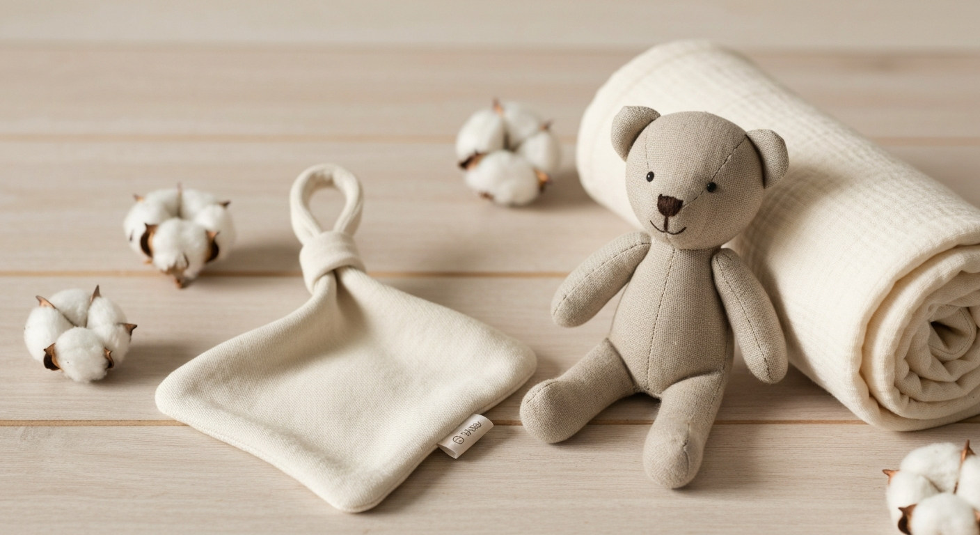 Doudou bio et matières naturelles : lequel choisir pour bébé ?