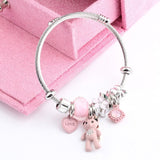 Bracelet ours Avec Charms Taille Ajustable