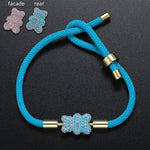 Bracelet Ours Swarovski - Bleu - Bracelet