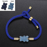 Bracelet Ours Swarovski - Bleu Ciel - Bracelet