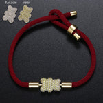 Bracelet Ours Swarovski - Rouge - Bracelet