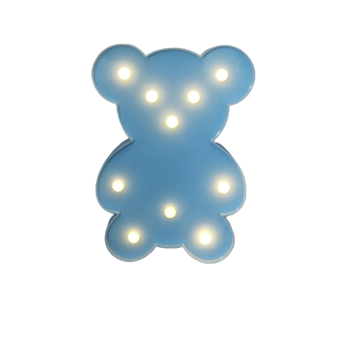 Veilleuse ours bleu