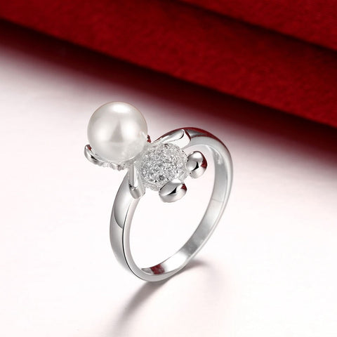 Bague Ours<br> Perle