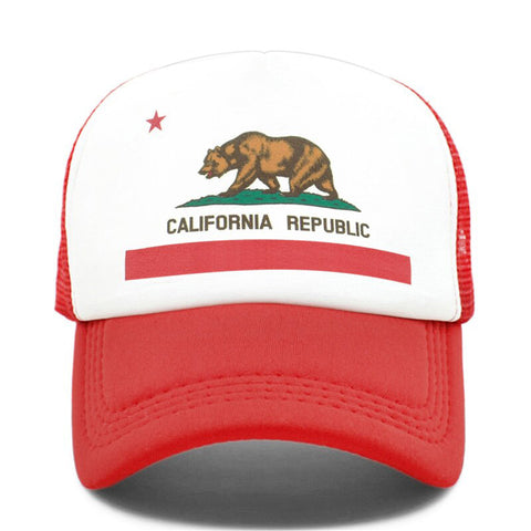 casquette california rouge