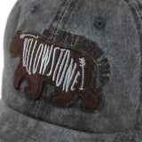 Casquette Ours<br> Yellowstone - Grise