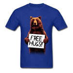 t-shirt calin gratuit - bleu