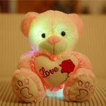 Peluche Ours<br> Veilleuse - Coeur