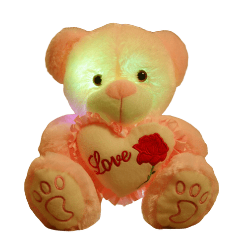 Peluche Ours Veilleuse - Coeur