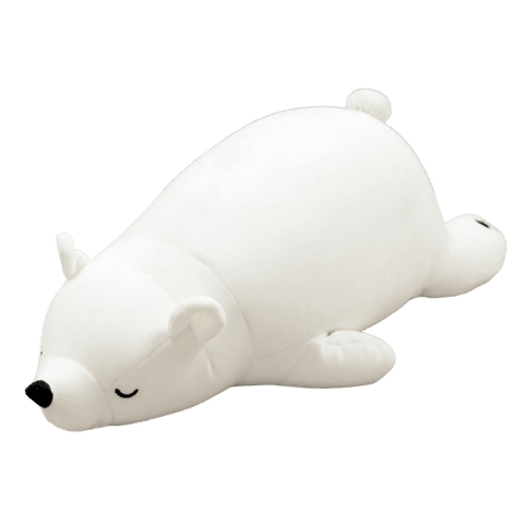 Peluche Ours Blanc - Coussin