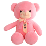 peluche ours rose 75.100cm