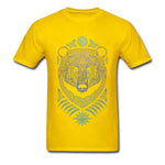 t-shirt ours<br> jaune sauvage